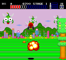 Space Fantasy Zone (unreleased) Screenshot 1